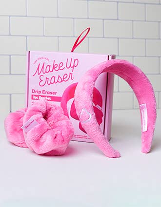 The Original MakeUp Eraser - Vendita all'ingrosso Fasce da spa - Set Regalo Spa Drip Eraser | Rosa1