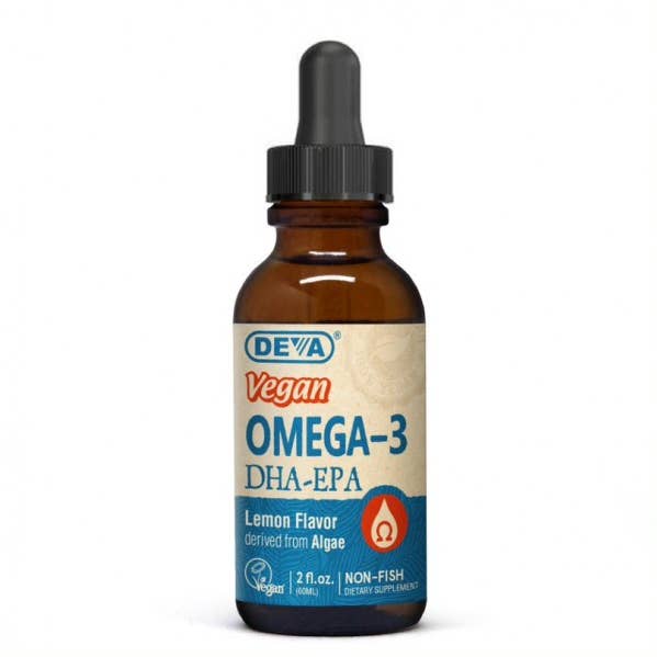 Deva Nutrition – wholesale Oral supplement/vitamin – Vegan Liquid DHA-EPA (lemon flavor)0
