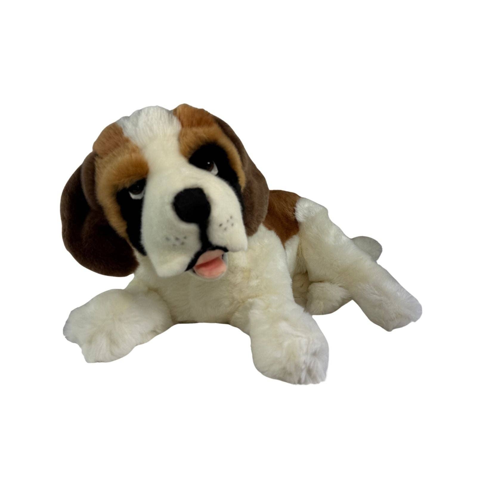 Bocchetta Plush Toys - Vente Peluche – chien - Fergie - St. Bernard - 62 cm couché4