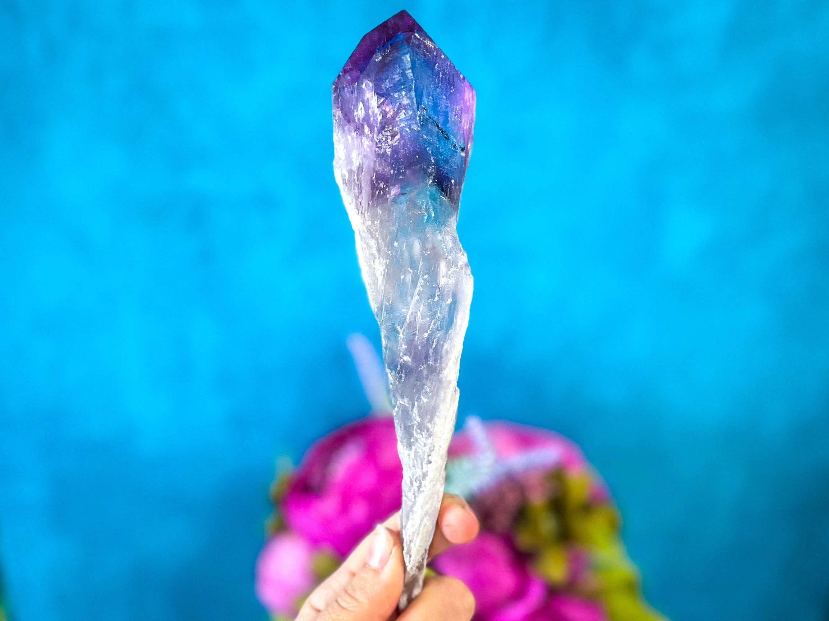 Mandala Gems - Wholesale Spiritual Stone/Crystal - HUGE AMETHYST Spear0