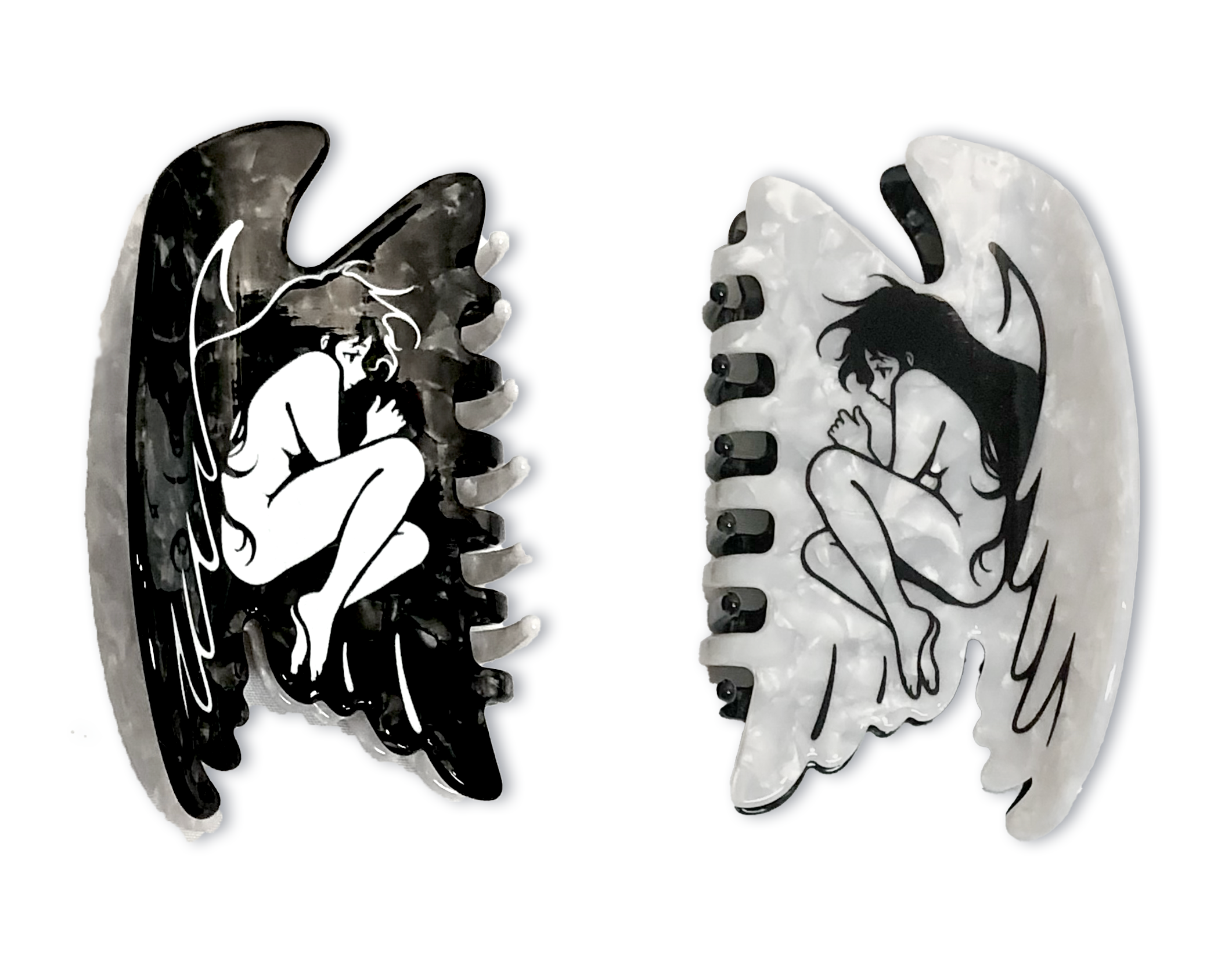 Cambrasine - Wholesale Hair Clip - Women's - Fallen Angel Hair Claw Clip8