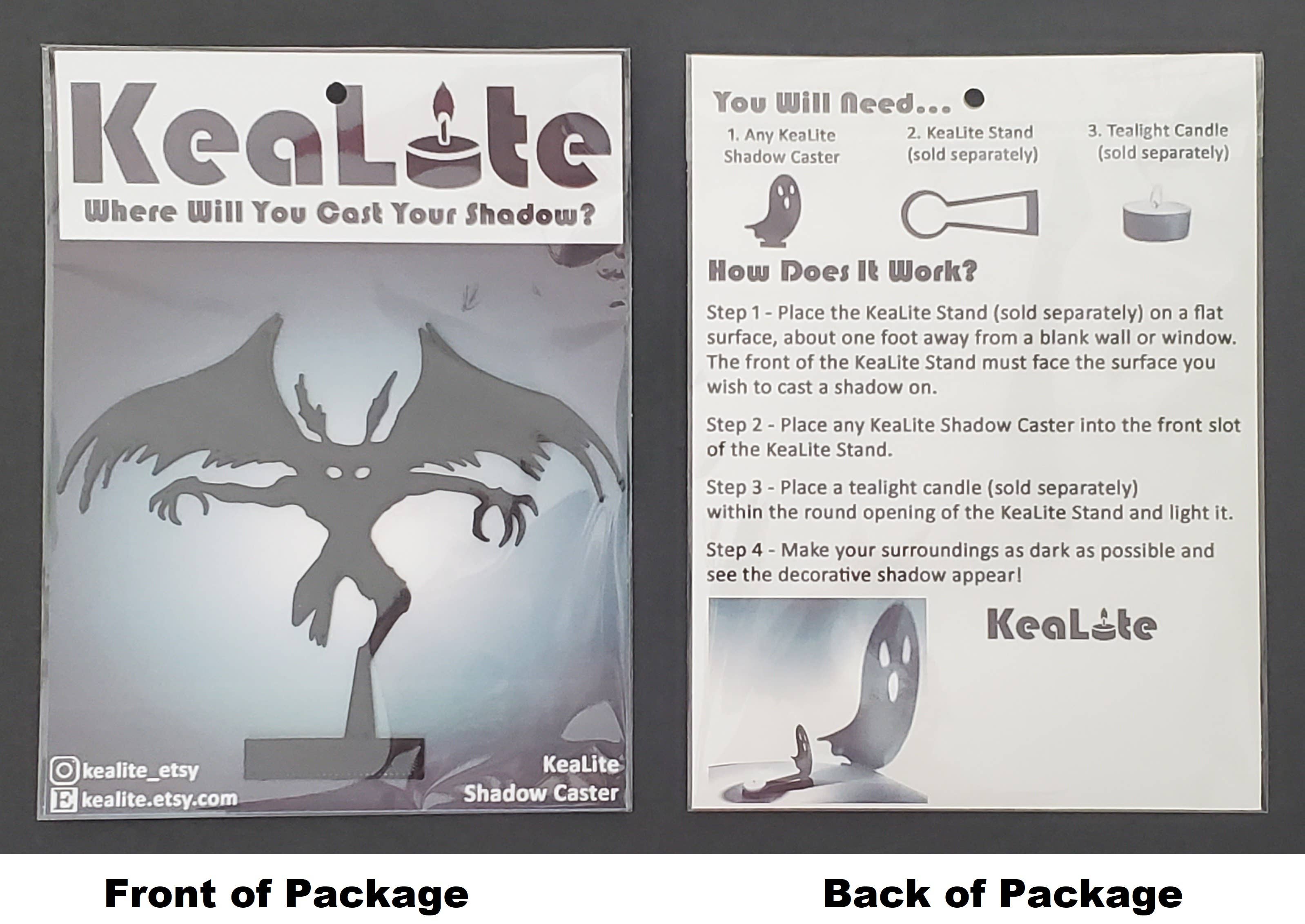 KeaLite - Vente Décorations de table - KeaLite Mothman Shadow Caster (expédié aux États-Unis uniquement)1