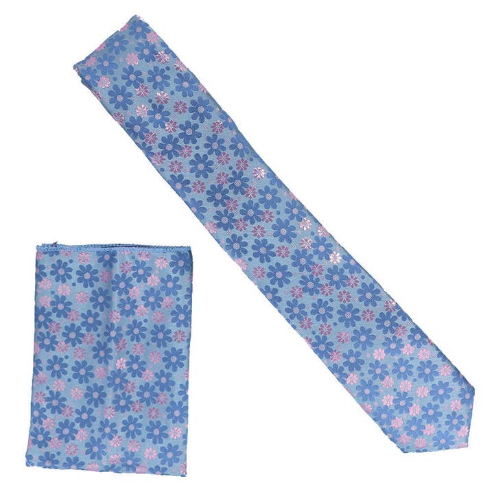 Dubal Brothers - Wholesale Necktie - Men's - Skinny Design Necktie & Pocket Square by Vittorio Farina44