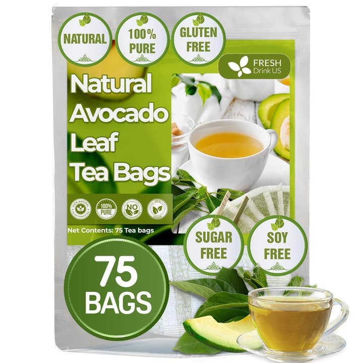 Naomi's Happy Place Shop - Wholesale Health/Detox Tea - Natural Avocado Whole Leaves Dried, Tea Bags, 100% Pure from Avocado Leaves, Avocado Leaf Tea, Hojas de Aguacate Seca, No Additives, No Caffeine, Vegan6
