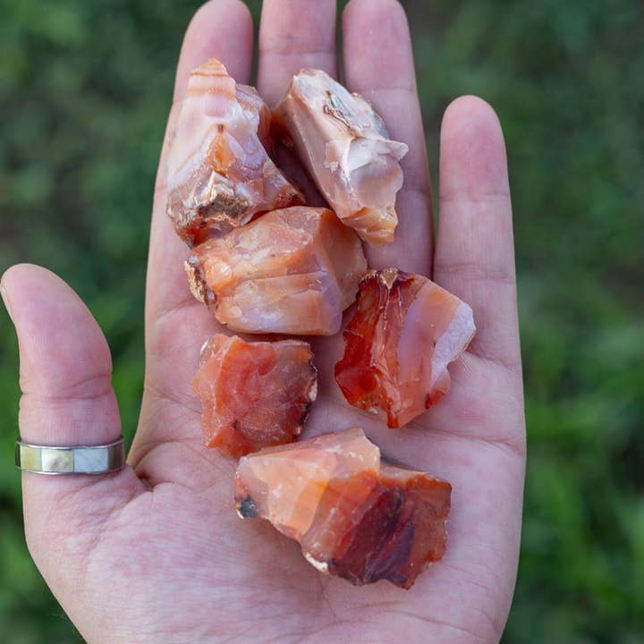 Carneool Raw 1 pond. voor wholesale door Down To Earth