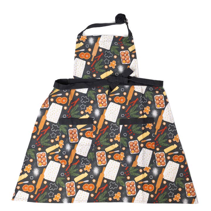 Holiday Baking Apron | Winter & Christmas for wholesale by Elyse Breanne Design