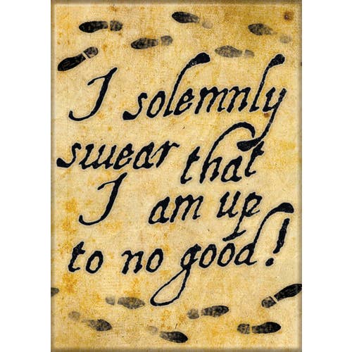 Ata-Boy - Wholesale Magnet - Harry Potter Solemnly Swear Magnet 2.5" x 3.5"