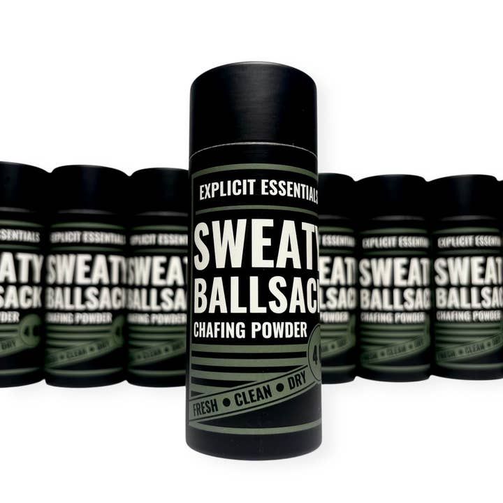 Sweaty Ball Sack Chafing Powder for wholesale by Explicit Essentials