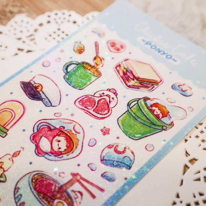 Chickie Cafe - Wholesale Sticker - Ponyo Sticker Sheet1