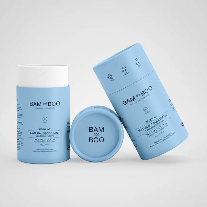 BAMandBOO - Vente Déodorant – unisexe - Déodorant Naturel Régulier Sel Marin et Cacao0