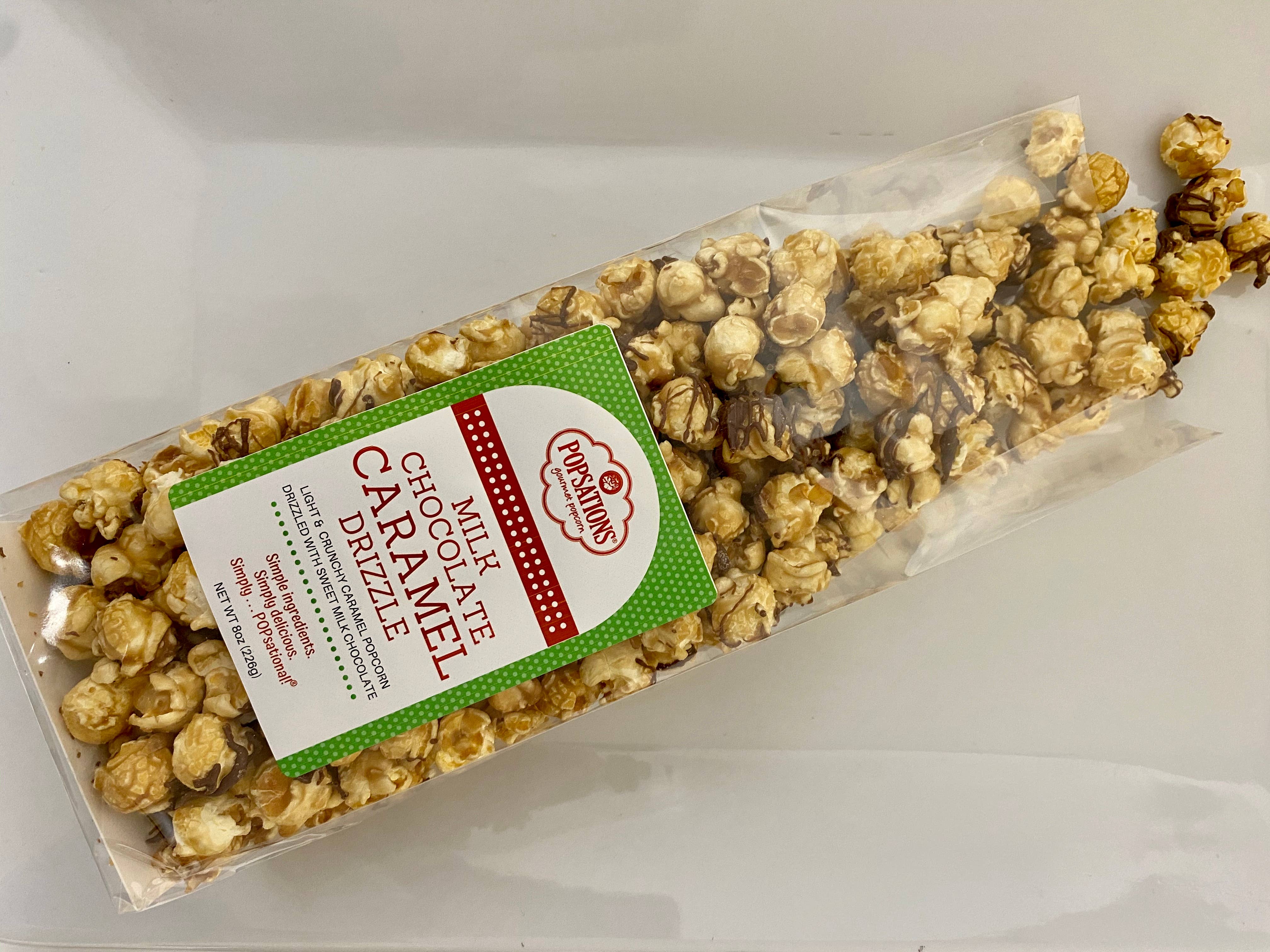 Popsations Popcorn Company - Wholesale Popcorn - Caramel Popcorn 8oz Ribbon Bag15