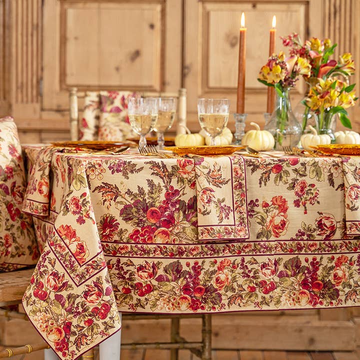 Bountiful Harvest Tablecloth - Antique for wholesale by April Cornell