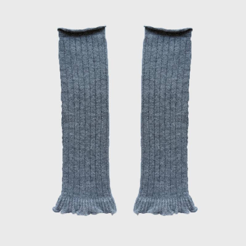 alberalkirk - Wholesale Legwarmers - Women's - Lace Trim Ballet-Inspired Leg Warmers  M5A1312