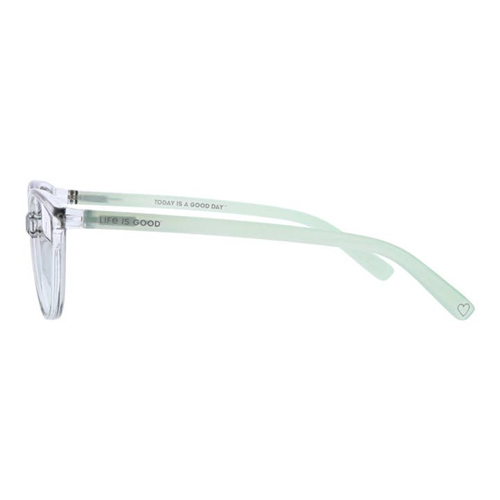 Life is Good Eyewear - Wholesale Eyeglasses - Women's - Clarissa Grey Blue Light Readers