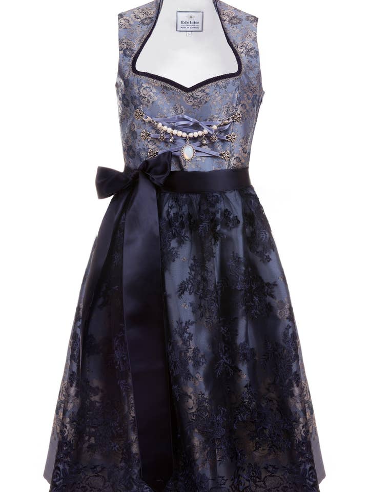 Midi Dirndl Stand-up Collar Adriana for wholesale by Edelnice Trachtenmode GmbH & Co. KG