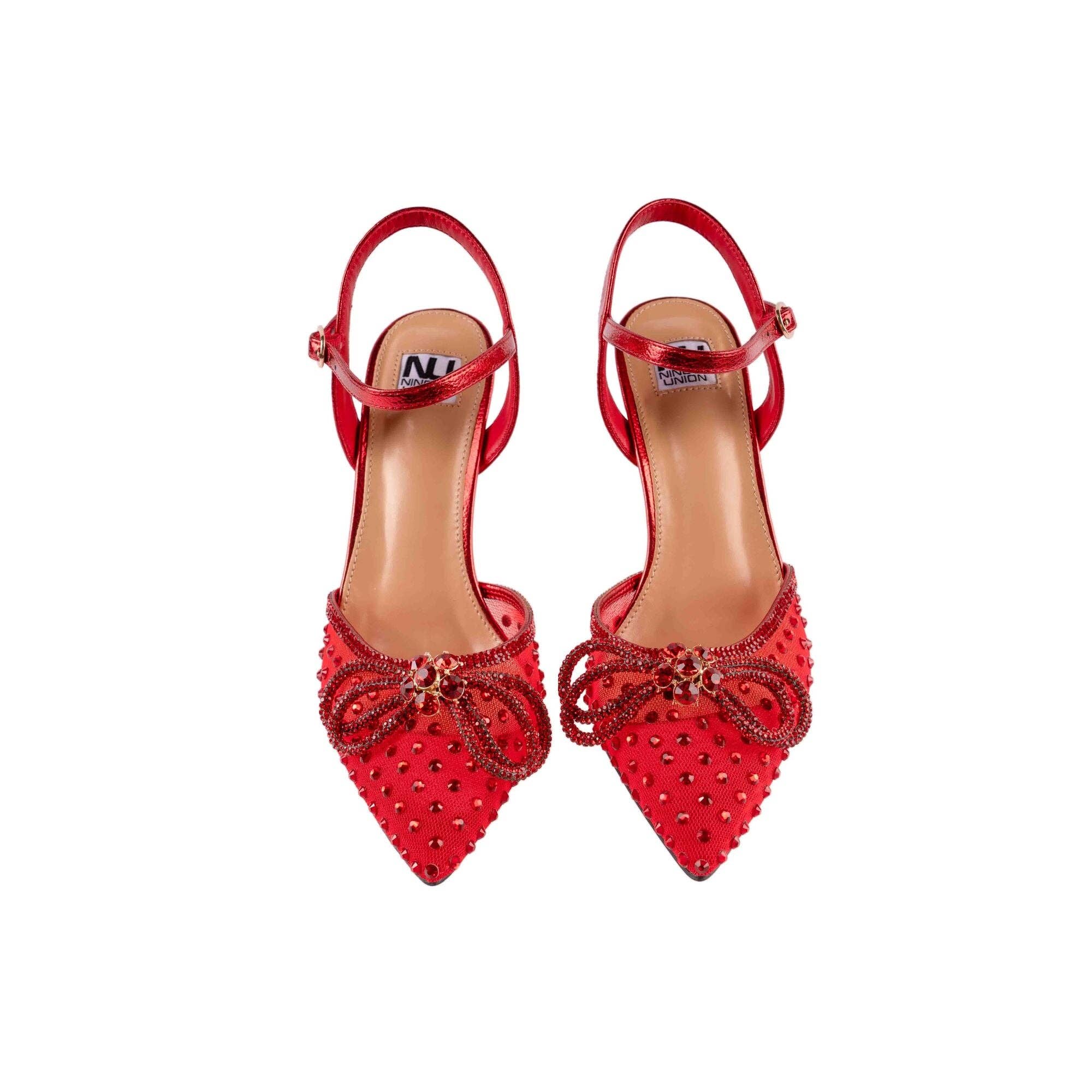 LADY COUTURE – Salto alto - Mulher por atacado – Bomba de malha elegante com biqueira fina Ninety Union GLORIA21