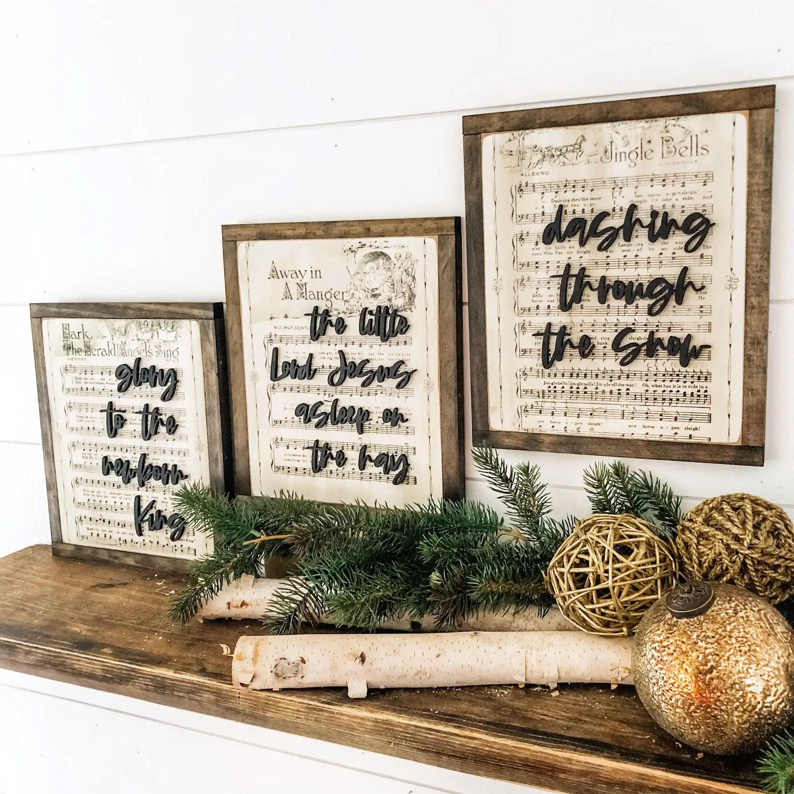 WillowBee Signs & Designs – Großhandel Schilder – Weihnachtslieder-Vintage-Schilder4