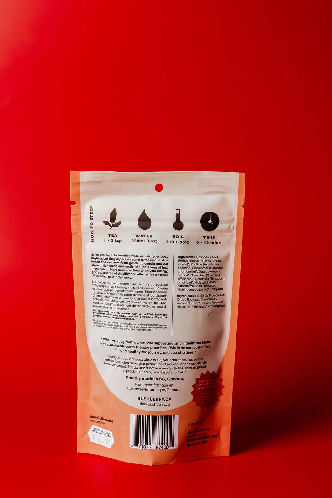 Bush Berry - Wholesale Nursing Tea - Maternity - Organic Mothers Helper Tea for Postpartum Wellbeing3