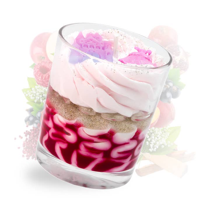 Large Princess of Dreams Candle (Dragon Fruit) for wholesale by Les Fées Mères