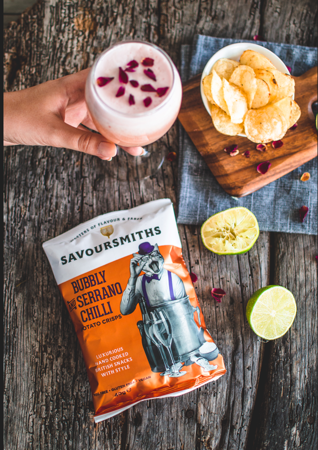 Savoursmiths - Wholesale Chips - Savoursmiths Bubbly and Serrano Chilli Potato Crisps 5.29oz2