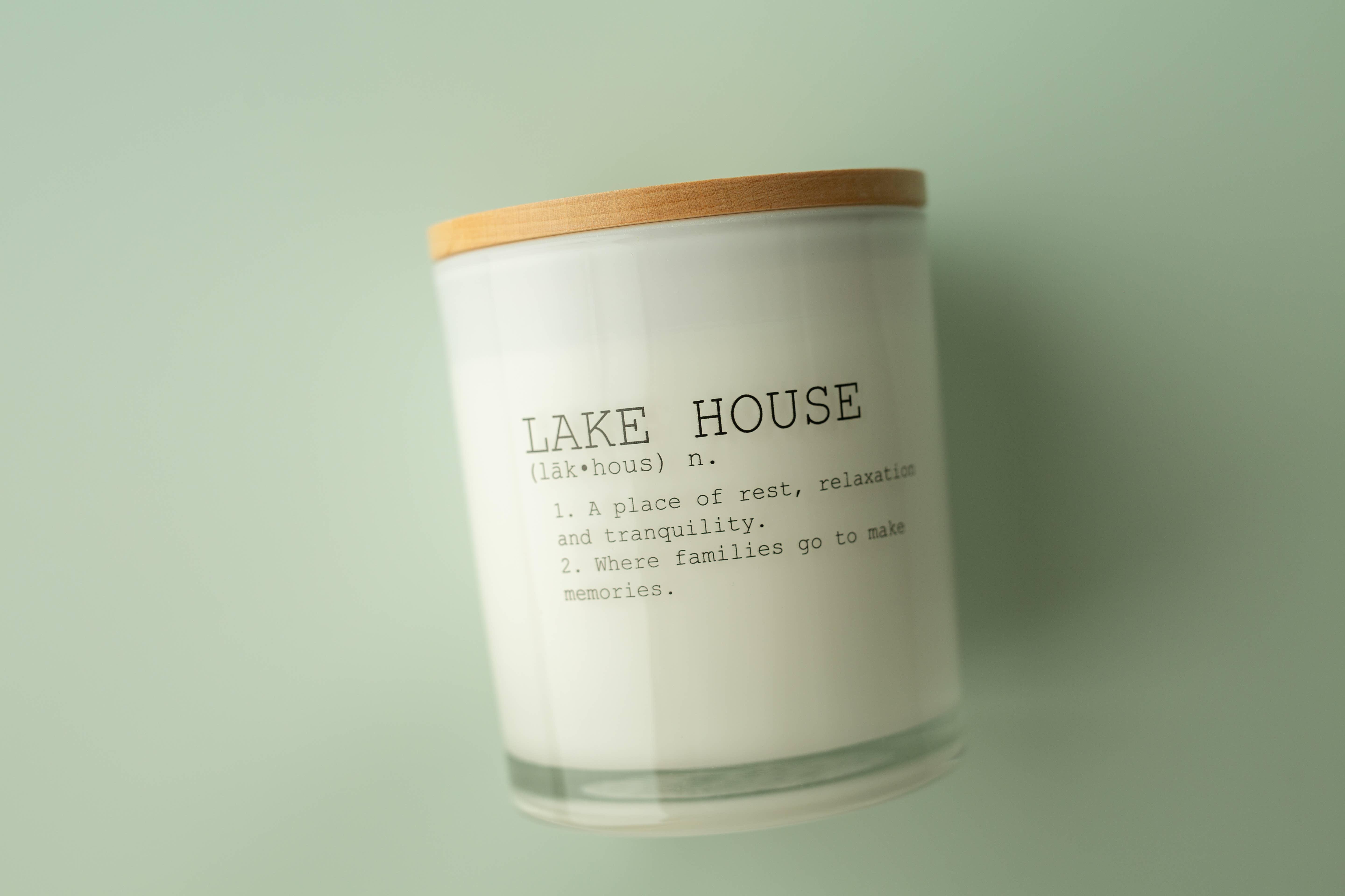 Unplug Soy Candles - Venta al por mayor Velas en tarros - Vela de soja Lake House Definition1