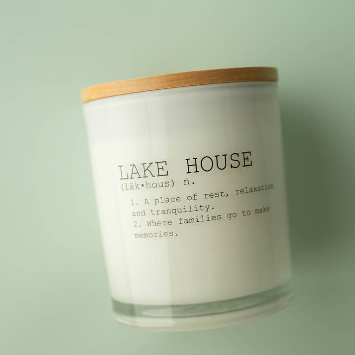 Unplug Soy Candles - Venta al por mayor Velas en tarros - Vela de soja Lake House Definition1