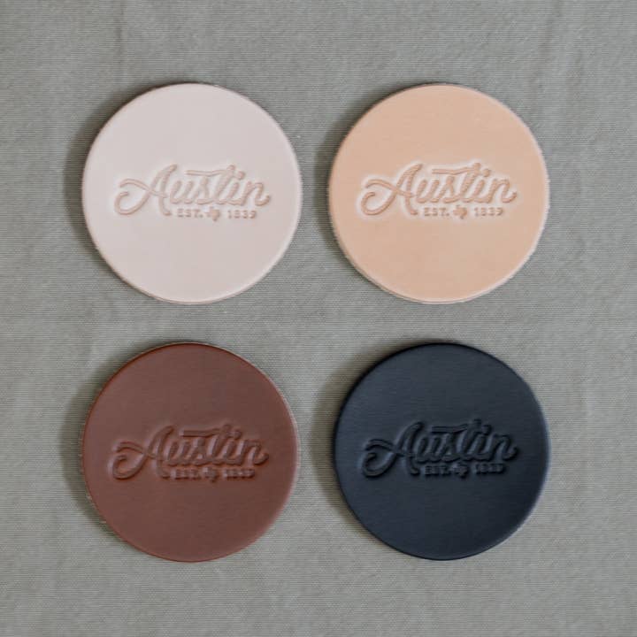 Sottobicchiere in pelle | Austin Rope per la vendita all'ingrosso da parte di Manready Mercantile