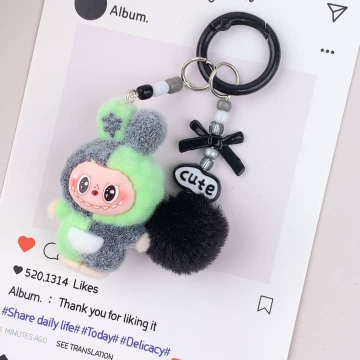 Lilyrosy(Duty free) - Wholesale Keychain - Women's - Labu Hot-Selling Cute Bunny Keychain holiday gifts8
