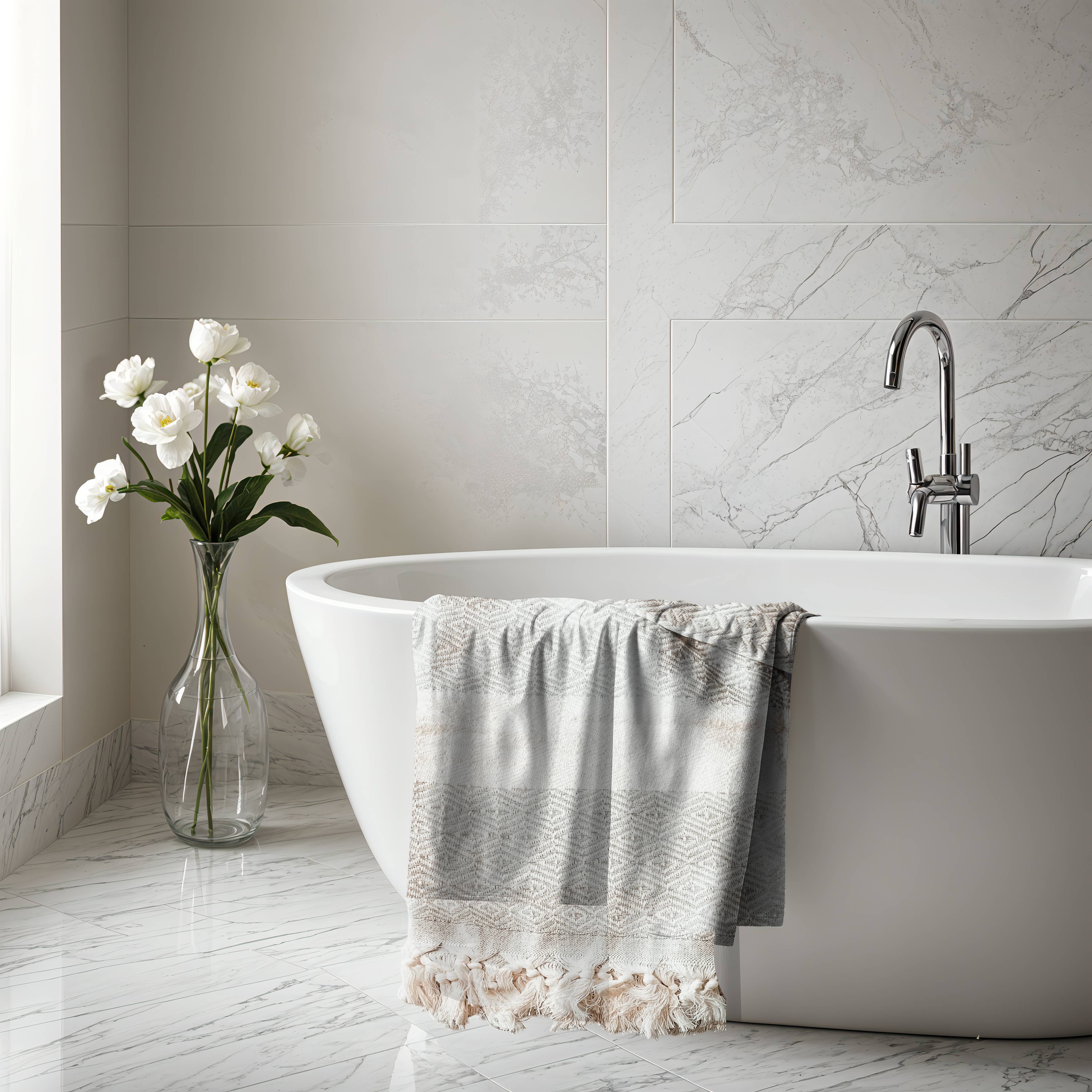 Gia Roma - Wholesale Bath Towel - Large Cotton Towels & Decorative Accent with Bamboo Tassels12