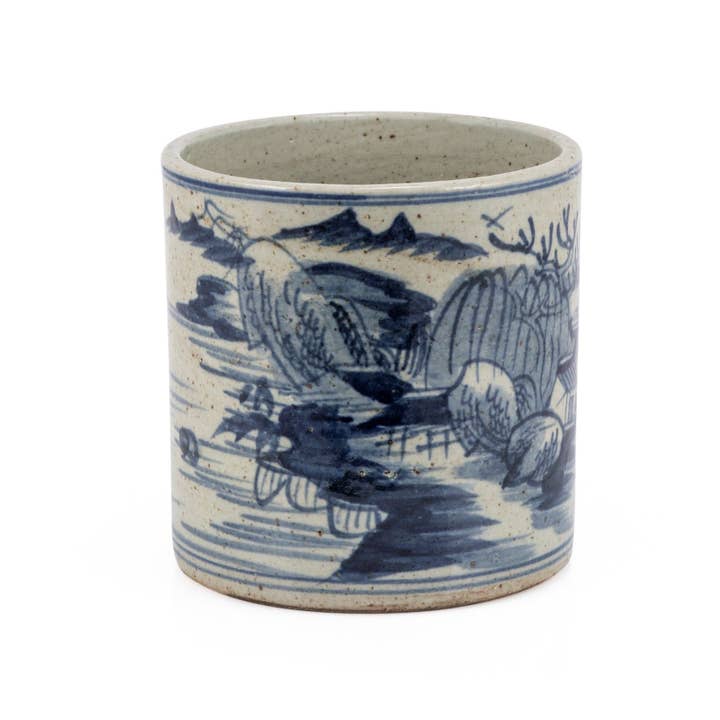 Legend Accents - Vente Pot - Petit pot à orchidées Dynasty Motif de paysage2