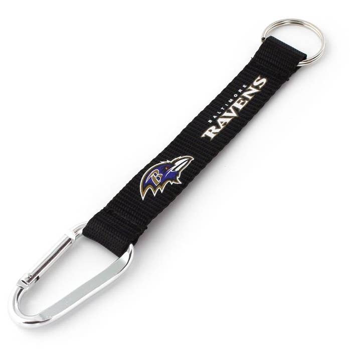NFL Baltimore Ravens Carabiner Lanyard Keychain for wholesale by Aminco USA