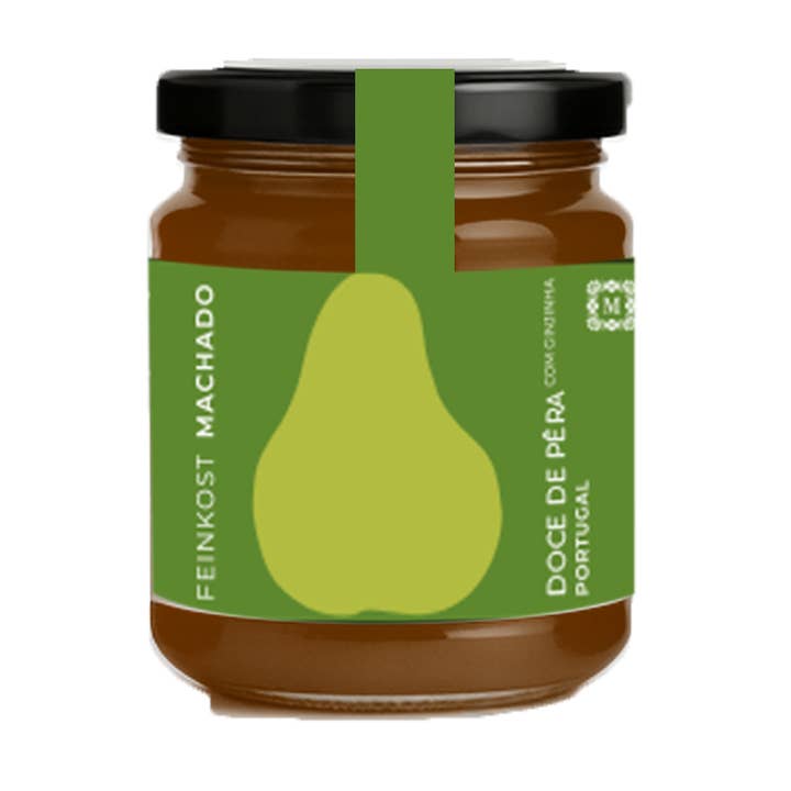 Feinkost Machado Birnen Marmelade mit Ginjinha 300g für den Großhandel von Machado GmbH