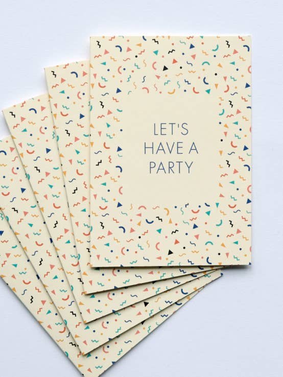 Cartões de Convite para Festa com Estampas (Conjunto com 5) por atacado de Haferkorn & Sauerbrey