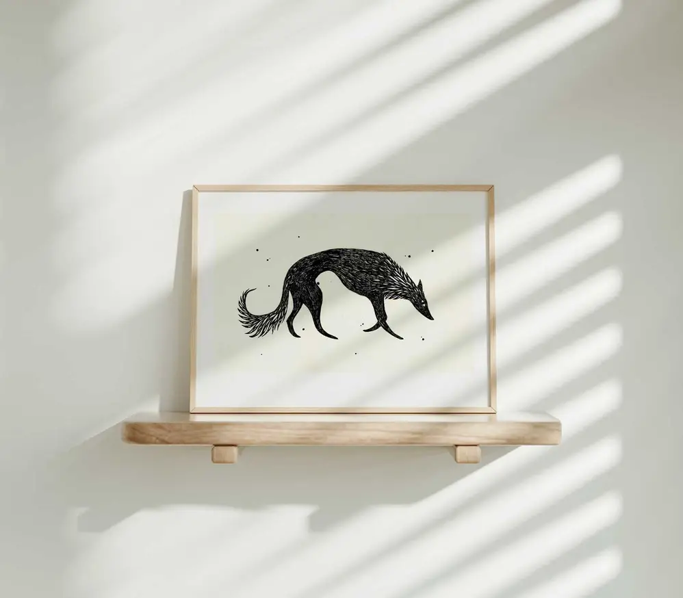 Katia Hinic Studio - Wholesale Art Print - 'Best Friend' Art Print2