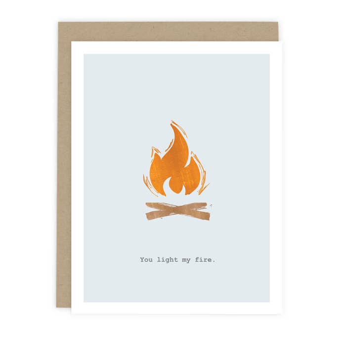 7th & Palm – Großhandel Liebeskarte – Light My Fire Grußkarte — Clevere Beziehungskarte