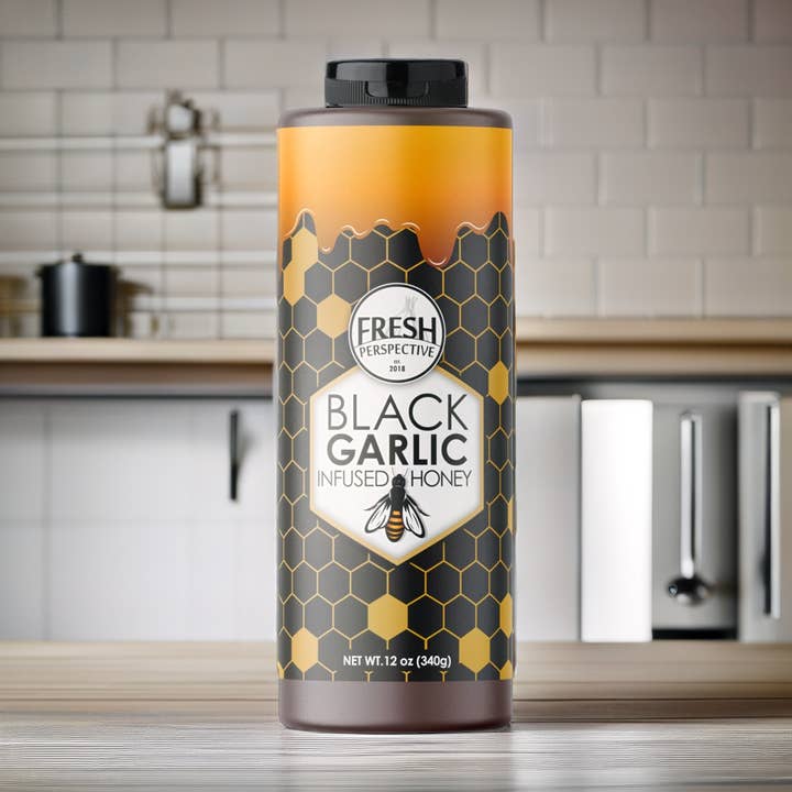Fresh Perspective - Wholesale Honey - Black Garlic Infused Honey (5 lb)1