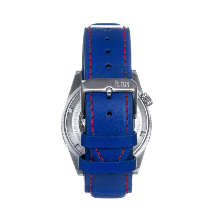 Reign - Venta al por mayor Reloj de pulsera - Hombre - Reloj automático Reign Francis con correa de cuero y función de fecha13