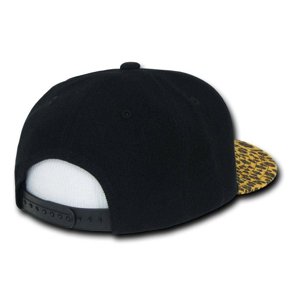 The Park Wholesale - Wholesale Trucker Hat - Unisex - Decky 987 Animal Print Snapback Hat Flat Bill Cap Leopard6