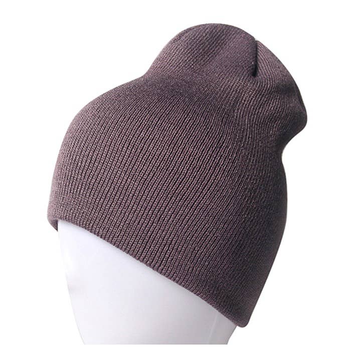 Diacly - Wholesale Beanie - Unisex - Soft Warm Unisex Solid Color Knitted Beanie short length14