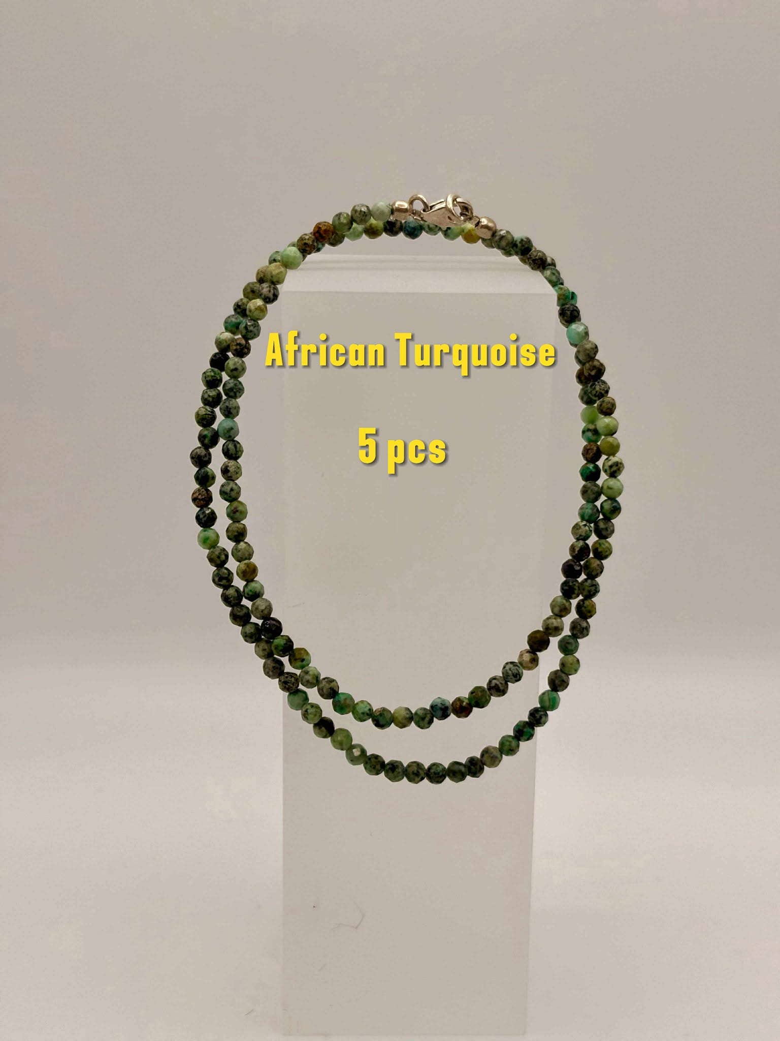 Csr jewelry design – wholesale Beaded/pearl necklace – Elegant Sterling Silver Faceted Bead Gemstone Necklace15