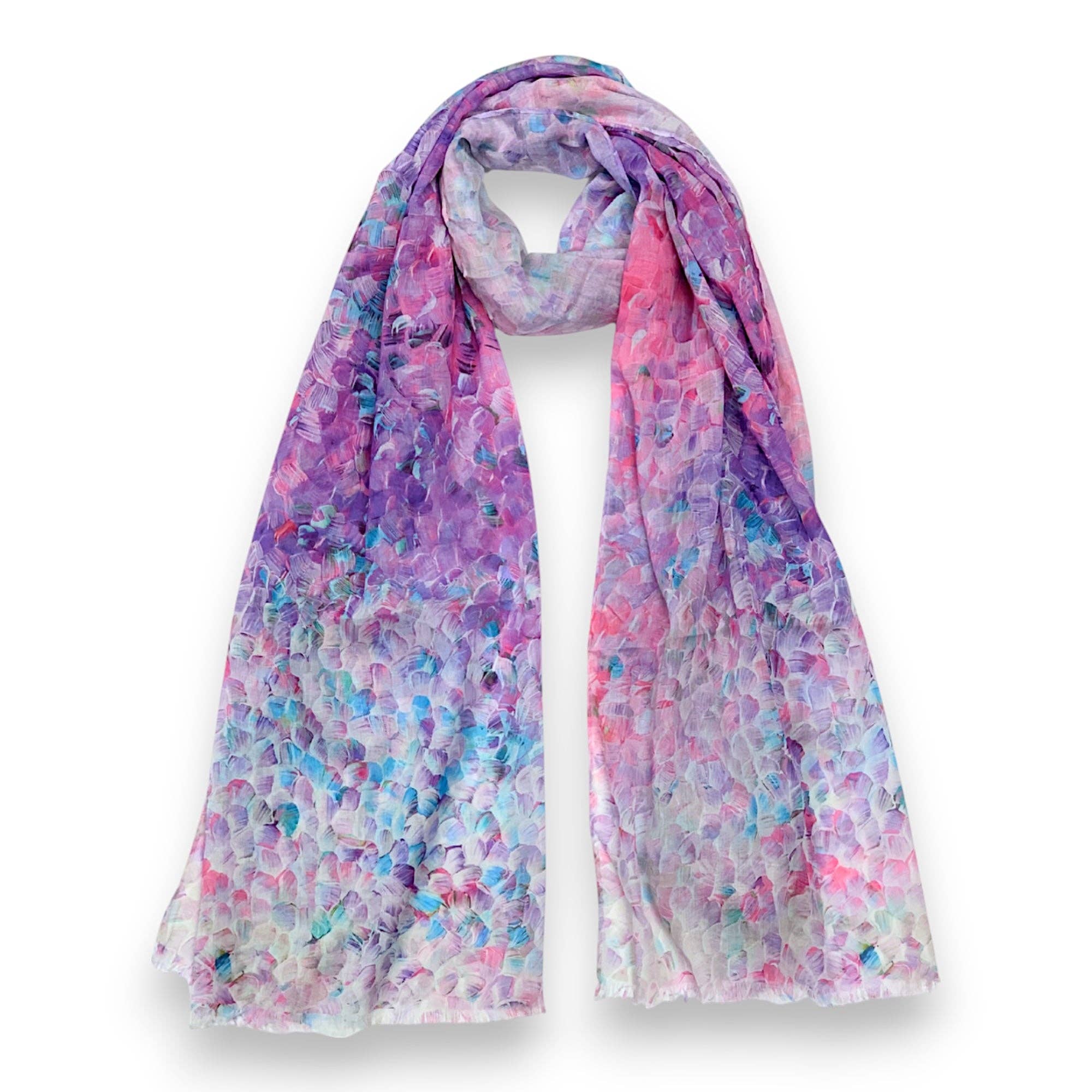 Lili Scarves (US Duty Free) – wholesale Scarf – Women's – Vibrant Mosaic Print Scarf4