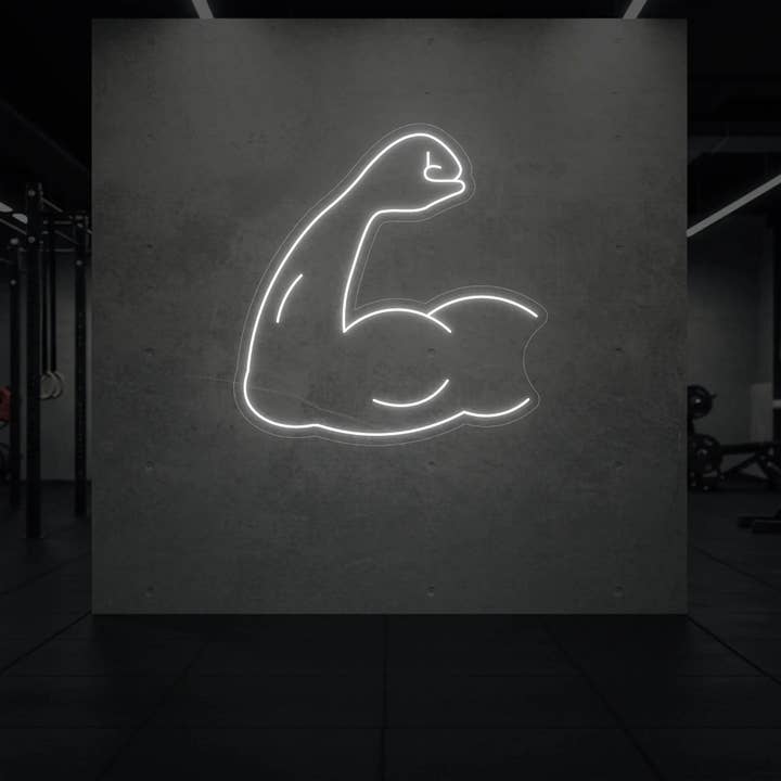 Flexande bicepsarm LED-neonskylt för wholesale av Light Your Way