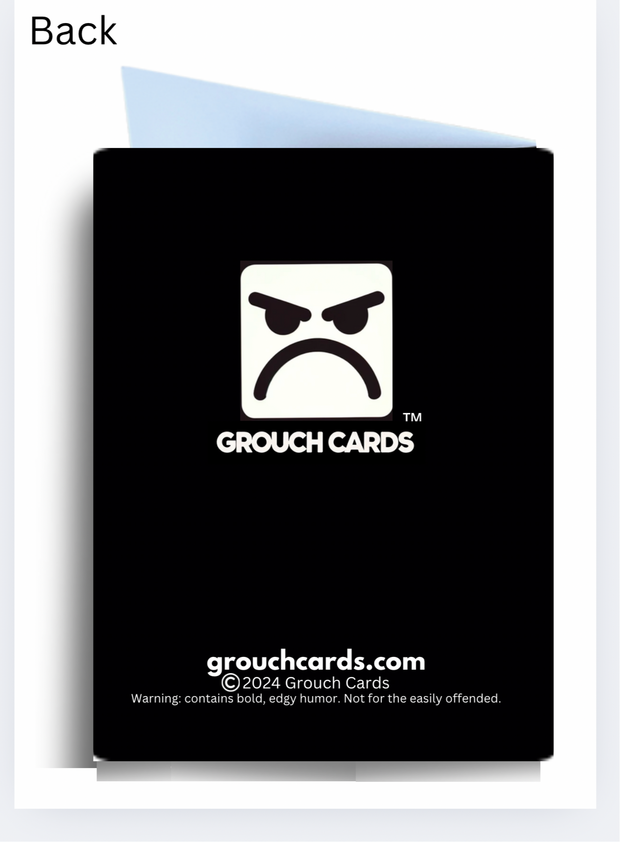 GrouchCards - Vendita all'ingrosso Biglietti di auguri generici - Biglietto divertente e sarcastico2