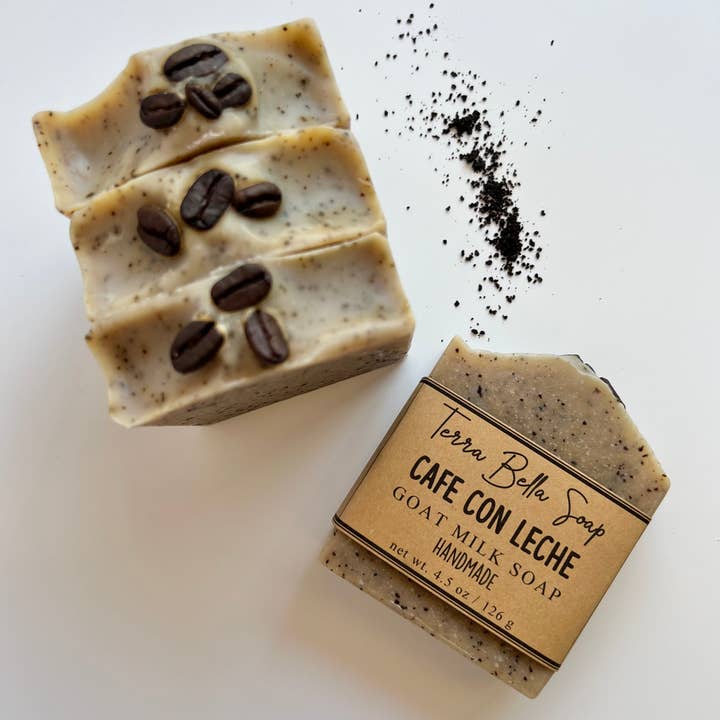 Savon au lait de chèvre Cafe Con Leche pour la vente par Terra Bella Soap