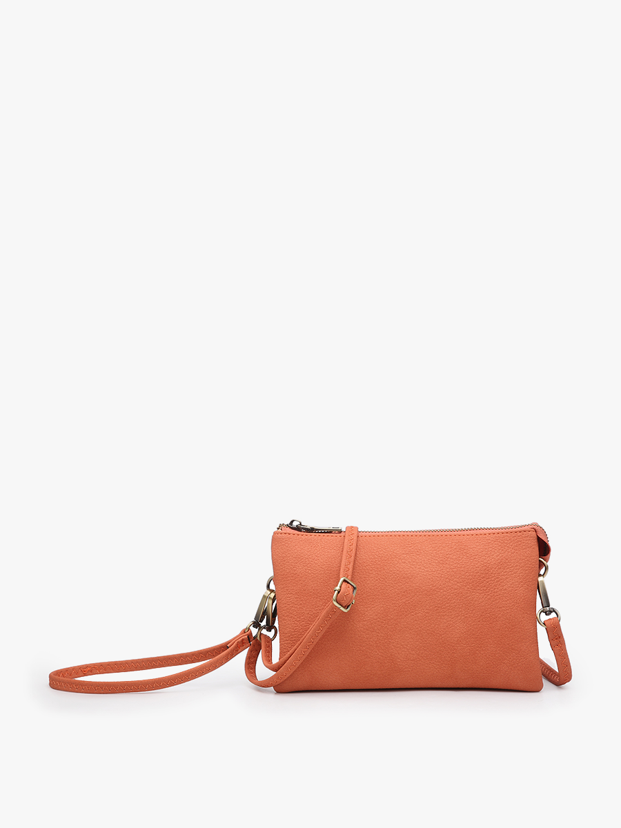 Jen & Co. - Wholesale Crossbody Bag - Women's - M013 Riley Monogrammable 3 Compartment Crossbody/Wristlet8