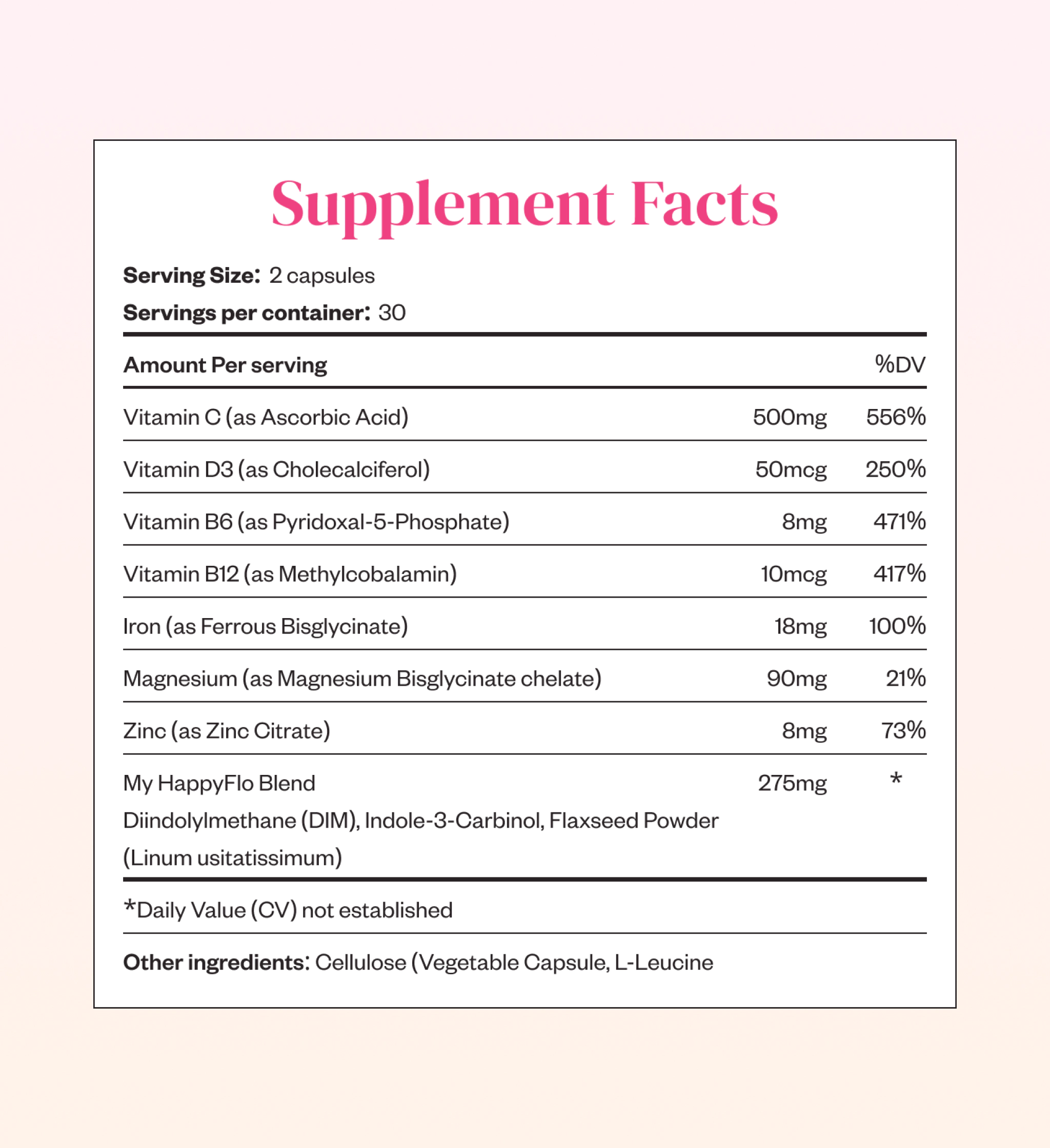 My Happy Flo - Wholesale Oral Supplement/Vitamin - My Happy Flo ~ Period Relief Vitamins5