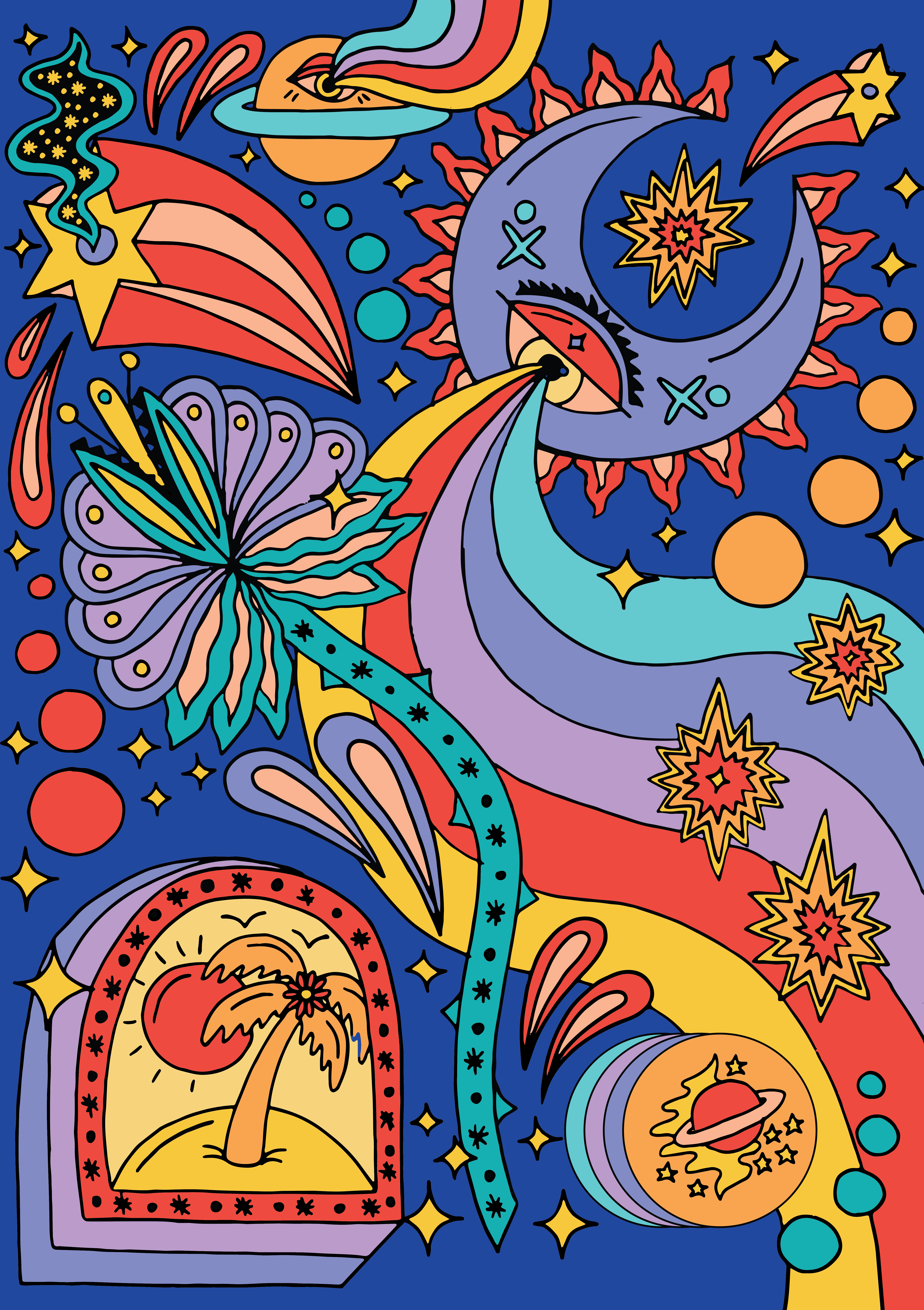 Fits - Vente Puzzle – adulte - Trippy Dippy | Puzzle 1000 pièces1