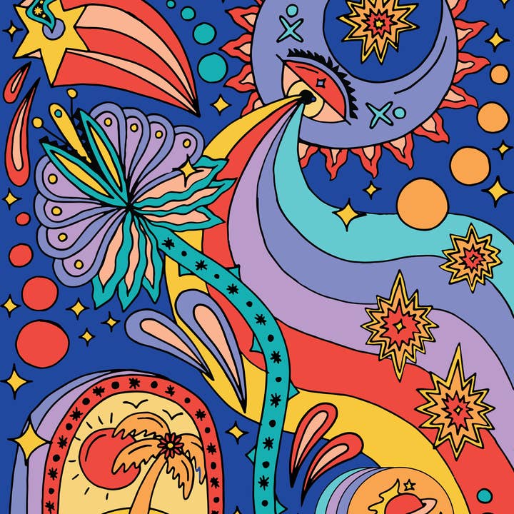 Fits - Vente Puzzle – adulte - Trippy Dippy | Puzzle 1000 pièces1