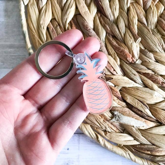 Olivia Jean Boutique - Wholesale Keychain – Women's - Signature Pineapple Keychain