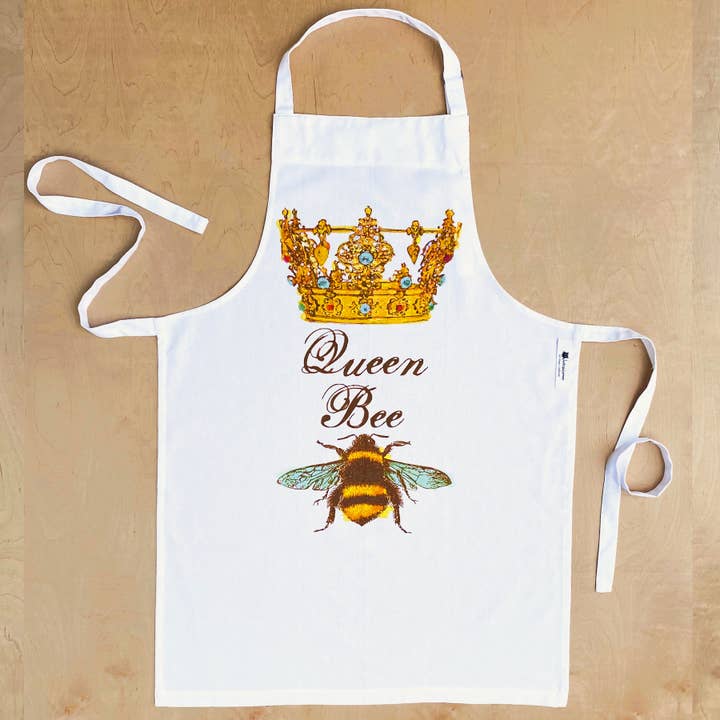 katzpajamas - Wholesale Apron - Queen Bee cotton apron